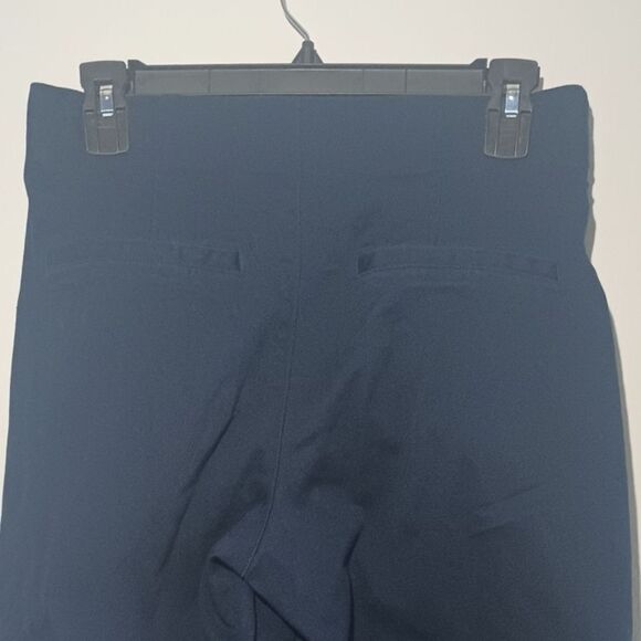 Old Navy Pull On Elastic Waistband Pant Women's Size 6 Tall Navy Blue Side Zip - Picture 9 of 9